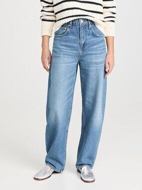 FRAME Long Barrel Jeans – Caramia Wash – Size 27